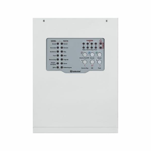 Teknim TFP-3124 Konvansiyonel 4 Bölgeli Yangın Alarm Paneli