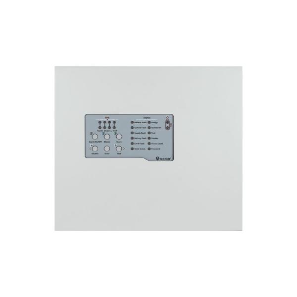 Teknim TFP-4404 Konvansiyonel 4 Bölgeli Yangın Alarm Paneli (Metal Kasa)