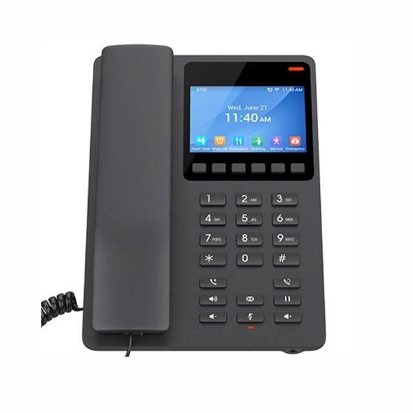 Grandstream GHP631W WiFi, Ekranlı IP Otel Telefonu (Siyah)