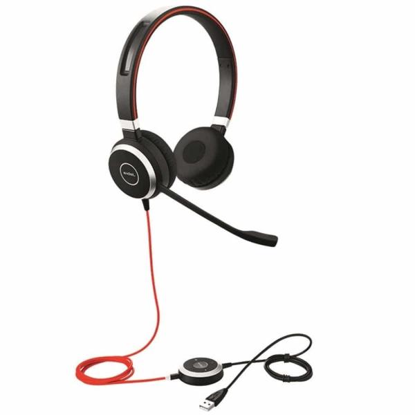 Jabra Evolve 40 Duo MS USB Kablolu Ofis Kulaklığı