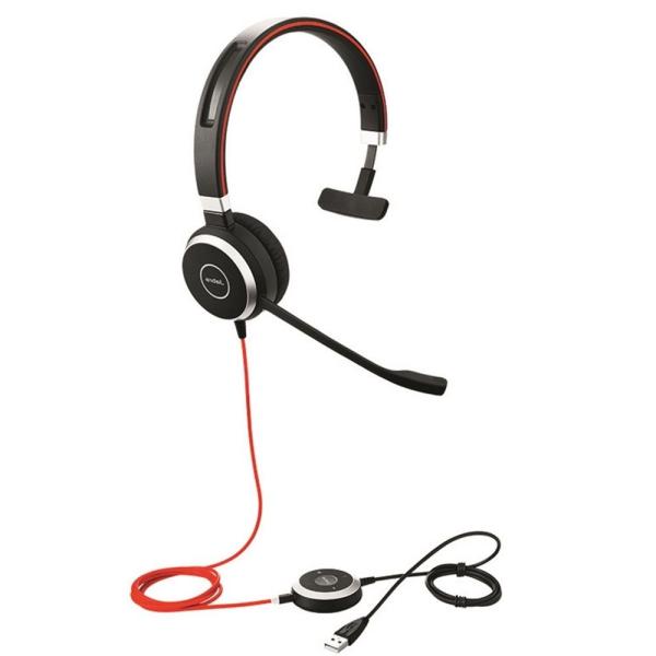Jabra Evolve 40 Mono MS USB Kablolu Ofis Kulaklığı